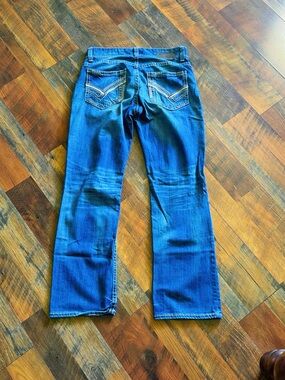 Buckle Men's Blue Bootcut Denim Jeans